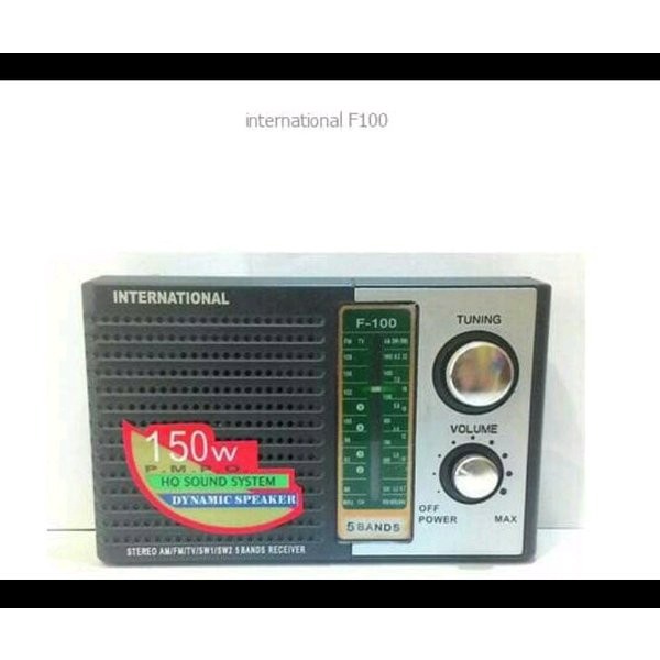 Promo Terbaru!!! Radio Jadul F-100 No Sound System / Dinamic 150W Speaker Berkualitas Terbaik