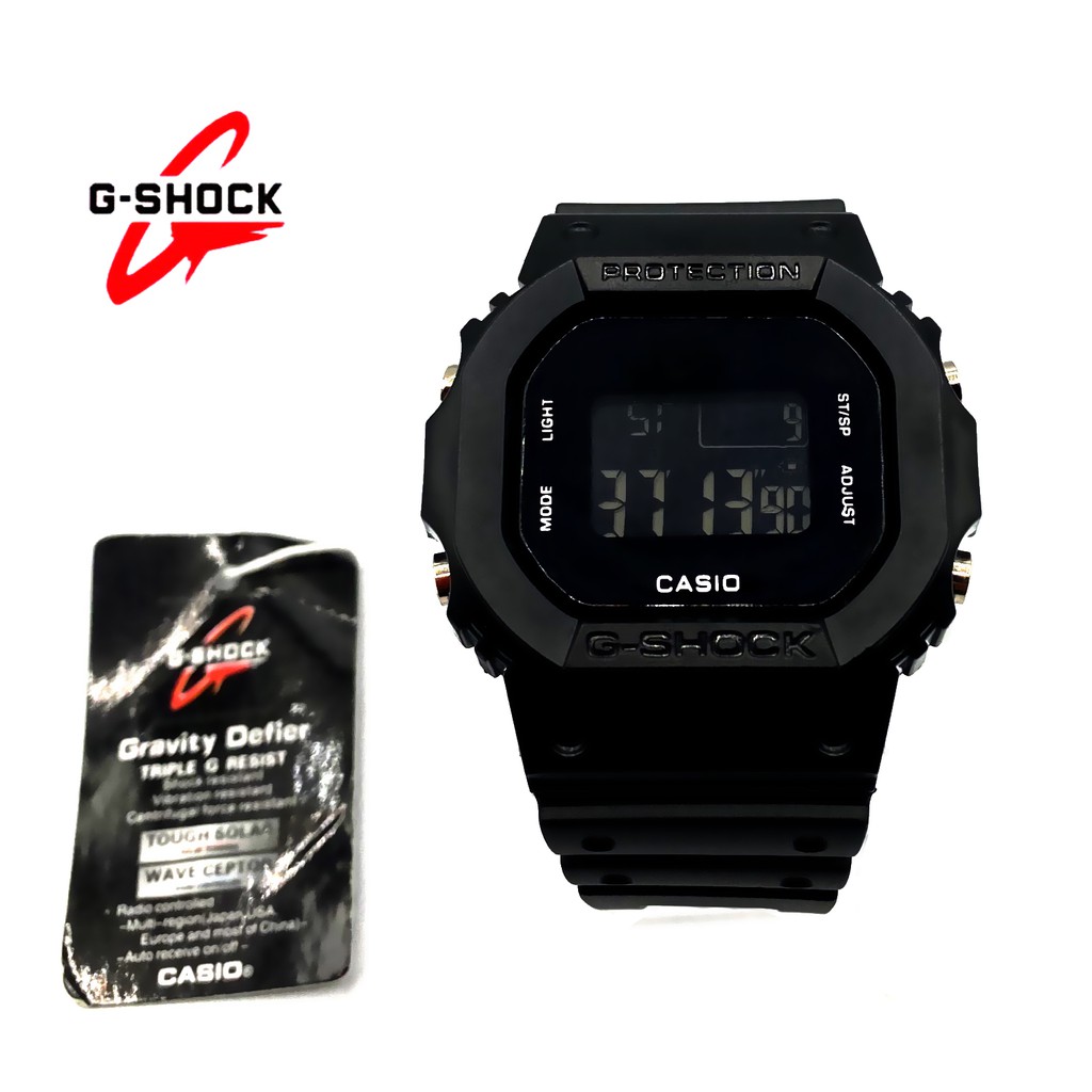 PROMO JAM TANGAN DIGIITAL SPORT PRIA/ JAM TANGAN DIGITAL 5600-1 FULL BLACK TERLARIS