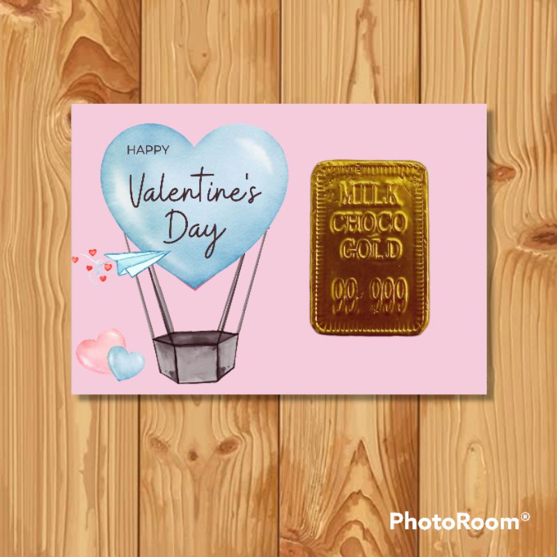 Coklat card kartu hiasan coklat model emas kado valentine kado wedding coklat emas batangan