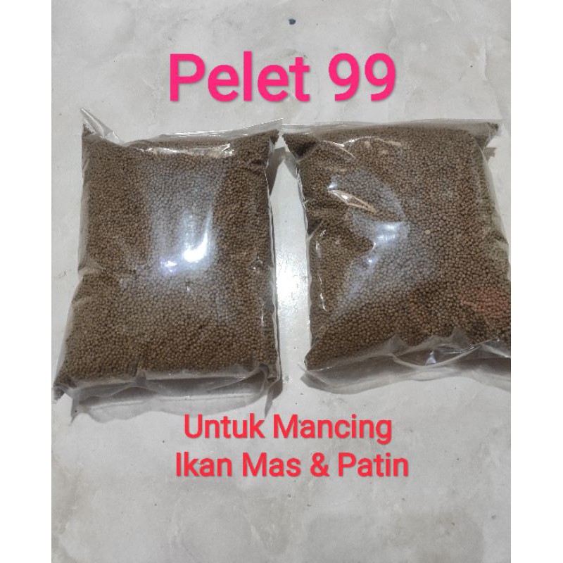 Pelet 99 umpan ikan Mas / umpan ikan Patin