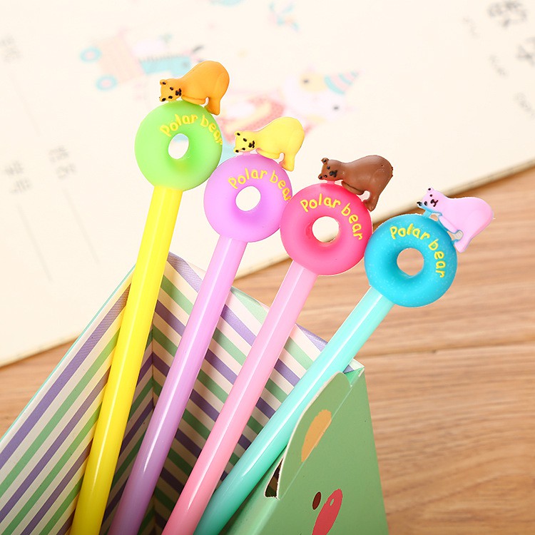 

Selusin Pena Beruang Donat / Pulpen Donut Bear