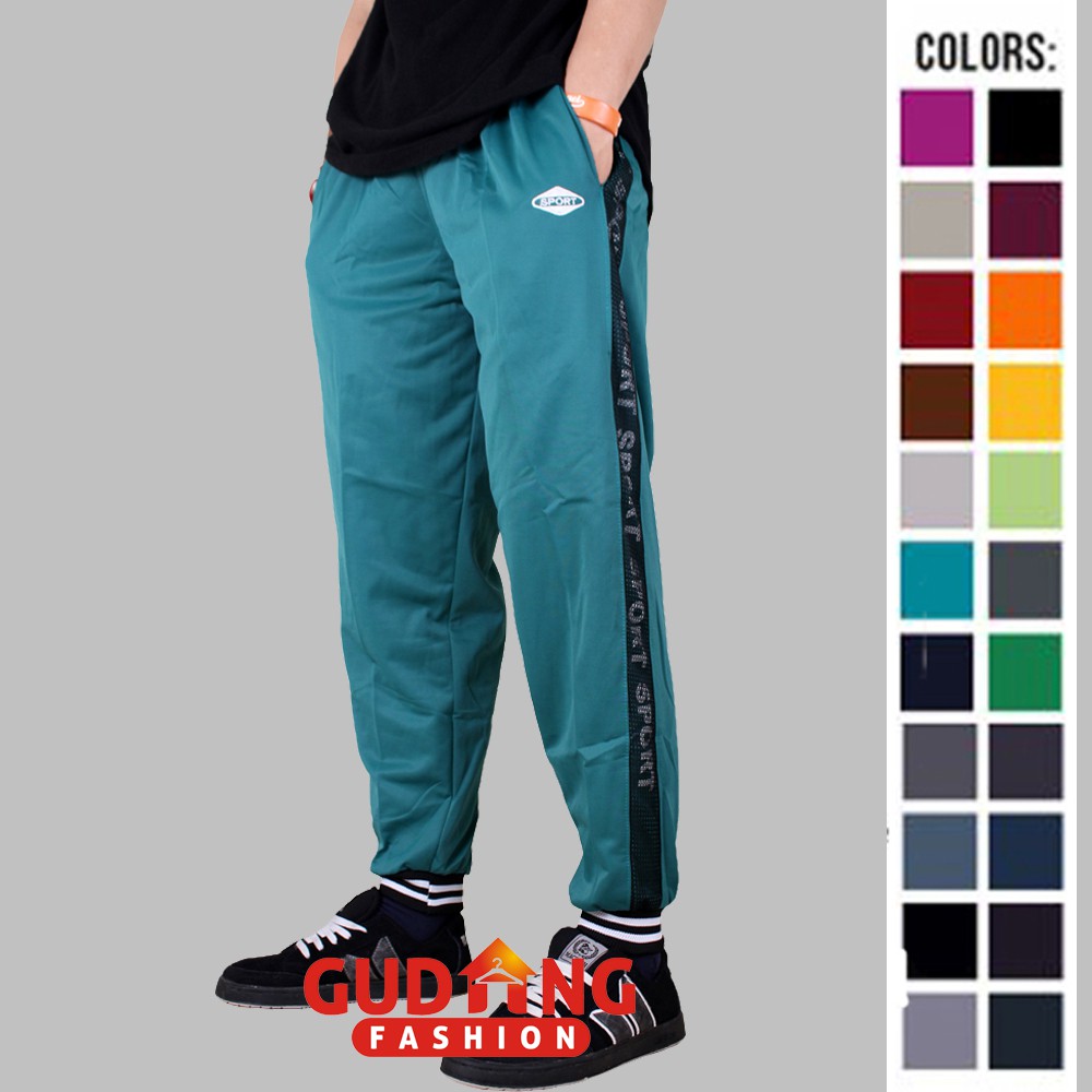 Celana Training Panjang Pria / Men Long Sport Pants - Banyak Pilihan Warna CLN (COMB)