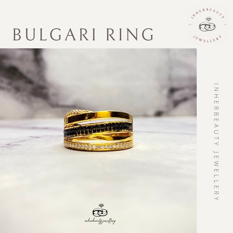 GOLD RING | CINCIN EMAS | CINCIN BULGARI | GOLD 18 K
