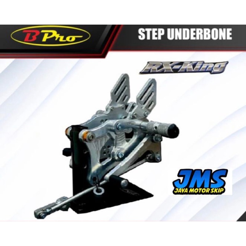 Step Underbone RX-King silver