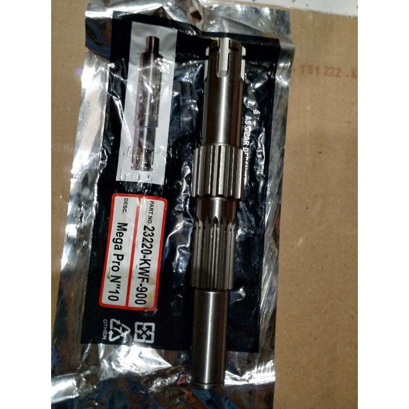 AS GEAR DEPAN MEGAPRO New MONO