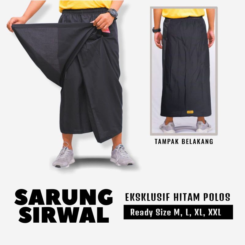 SARUNG CELANA PRIA SIRWAL SAROWIL MOTIF/POLOS TUMPAL