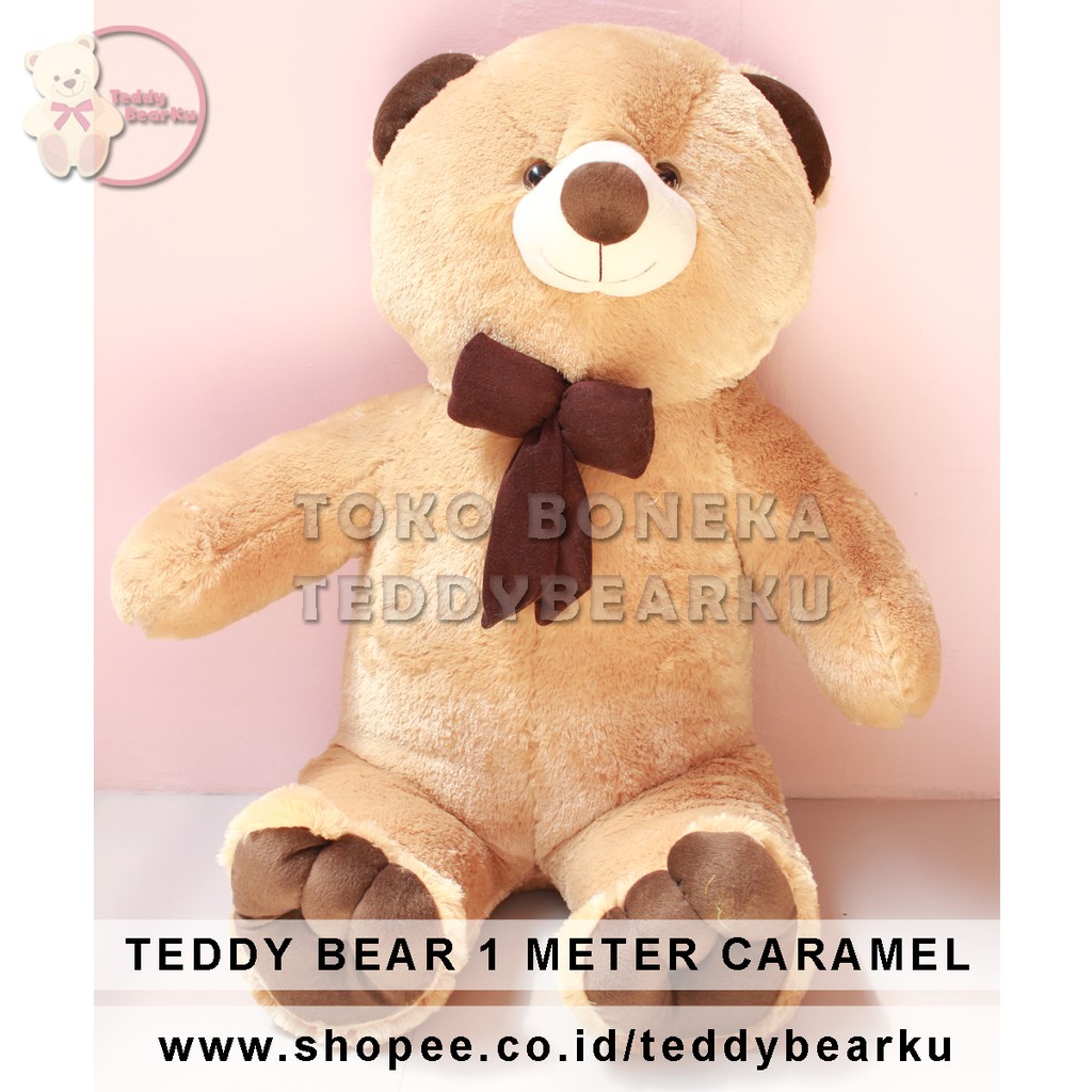 TEDDY BEAR JUMBO 1 METER CARAMEL