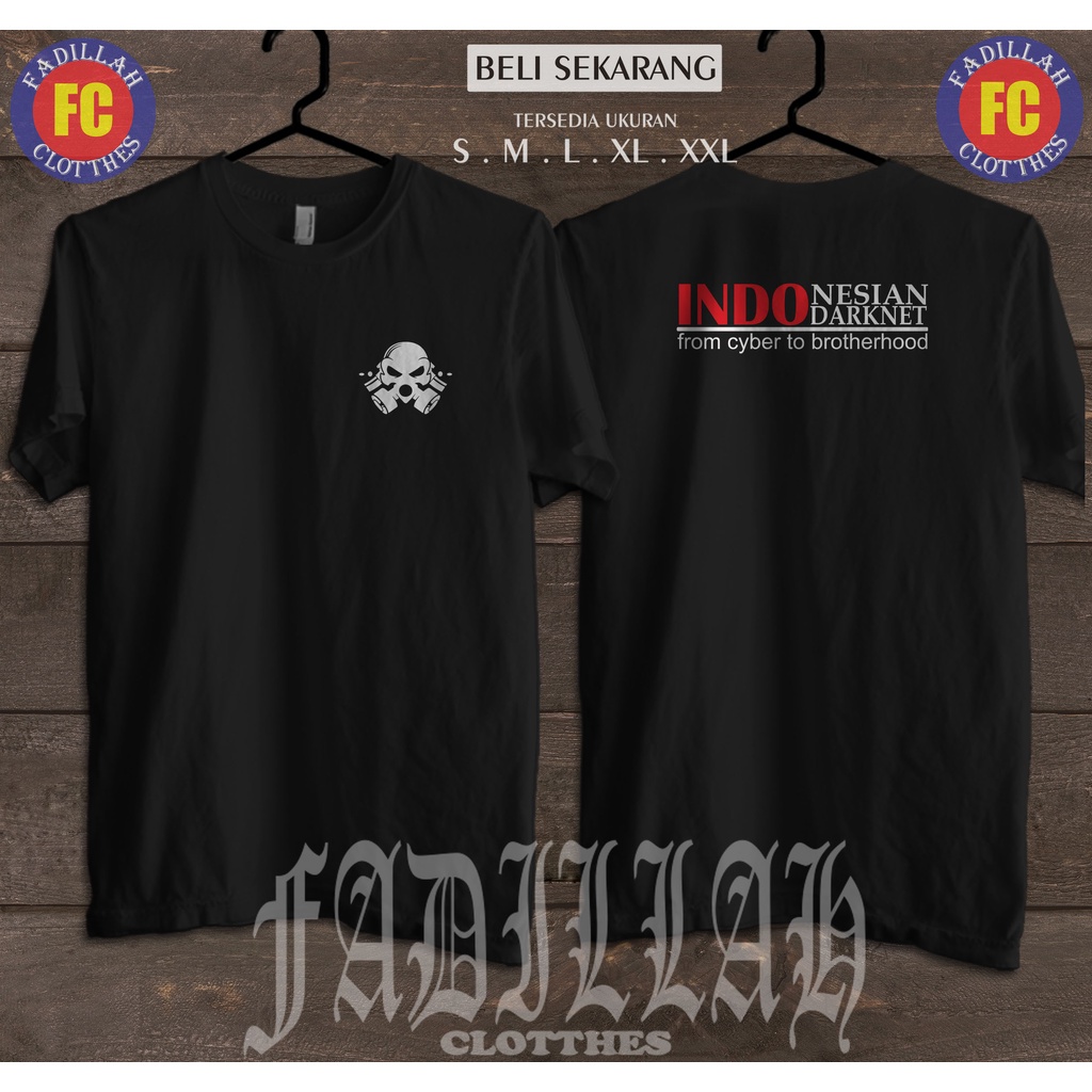 Kaos Indonesian Darknet Cyber Baju Distro