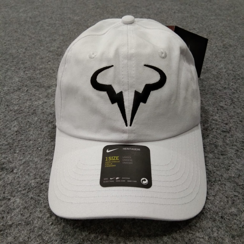 G-206 Topi Nike Vintage White x Rafael Nadal