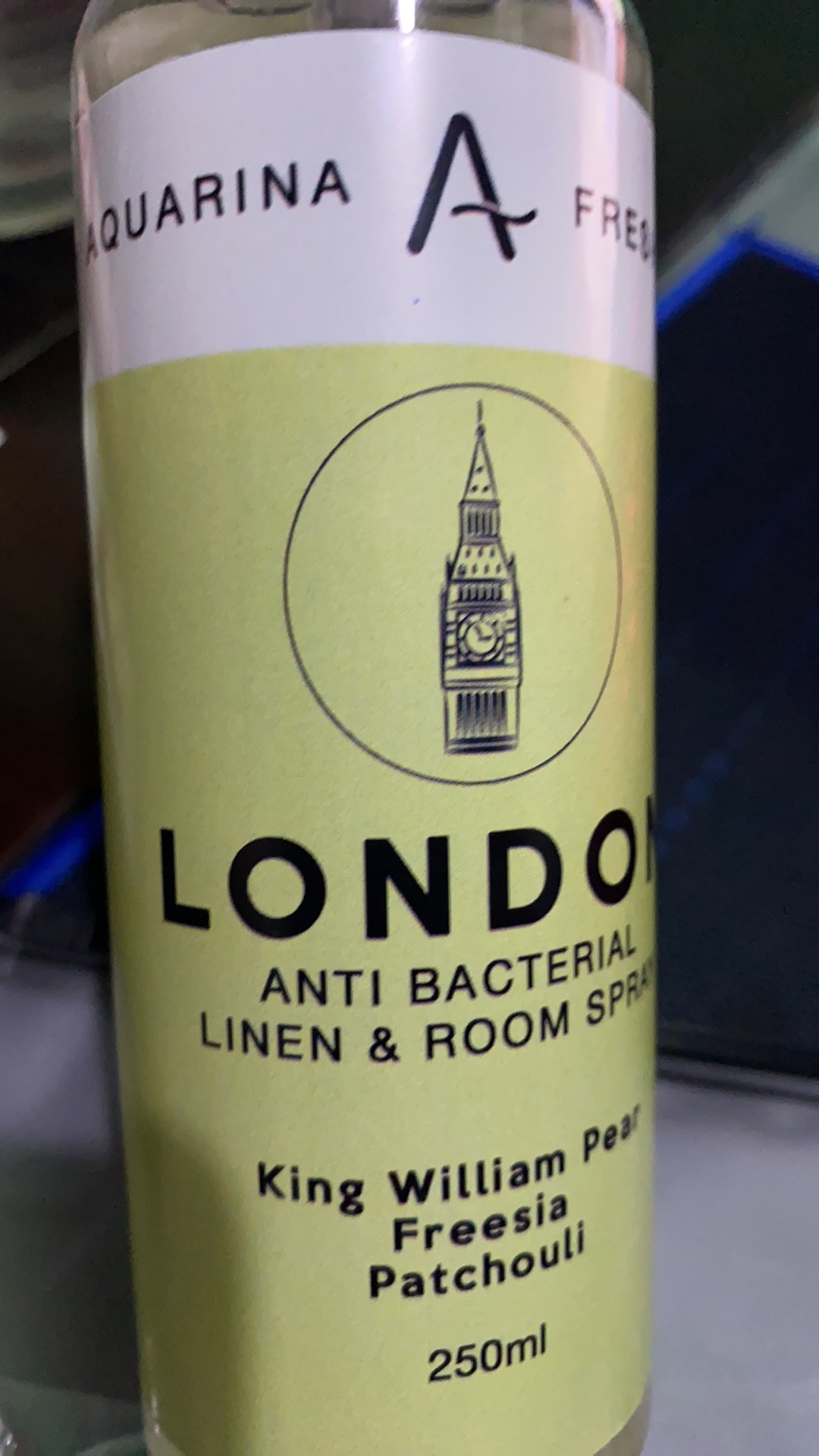 Aquarina Freshener Room Linen Spray Room Spray Parfum Pengharum Ruangan