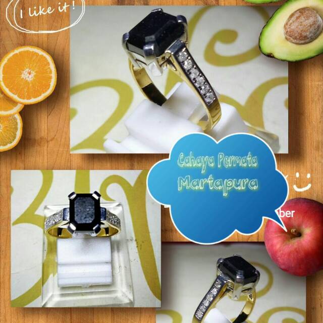 Cincin Berlian Hitam