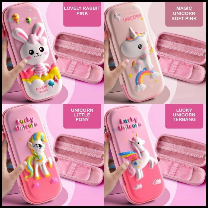 

Heaven | Kotak Pensil Unicorn 3D Timbul Tempat Pensil Anak Perempuan Kelinci