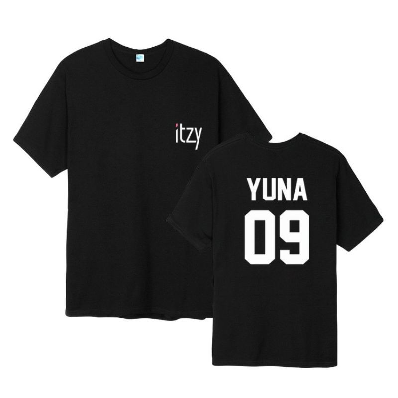 Baju Kaos Kpop itzy logo &amp; request nama nomor