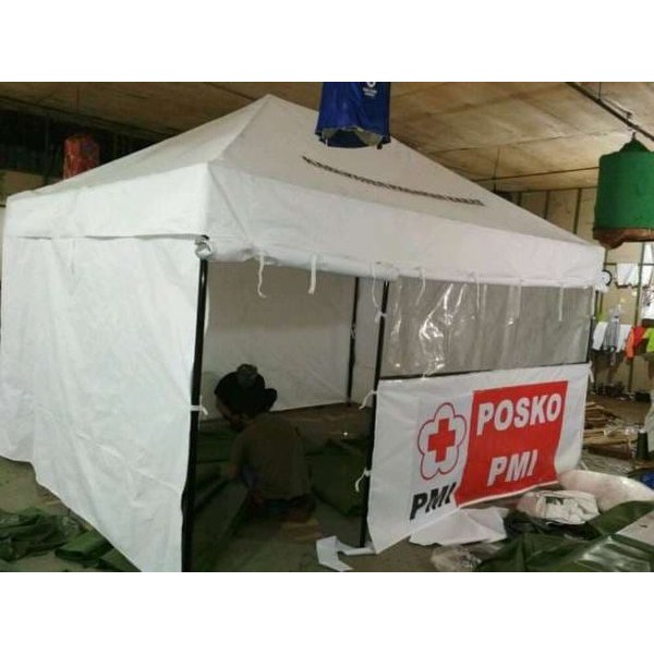 Tenda Posko 3M x 4M | PMI | Kesehatan | Pengungsi | Puskemas medis
