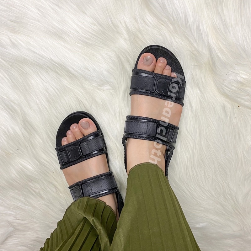 BALANCE 0912-01A SANDAL JELLY WEDGES SANDAL TALI WANITA SANDAL IMPORT KARET TERMURAH