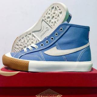  SEPATU  COMPASS  GAZELLE HI BLUE  SKY  Shopee Indonesia