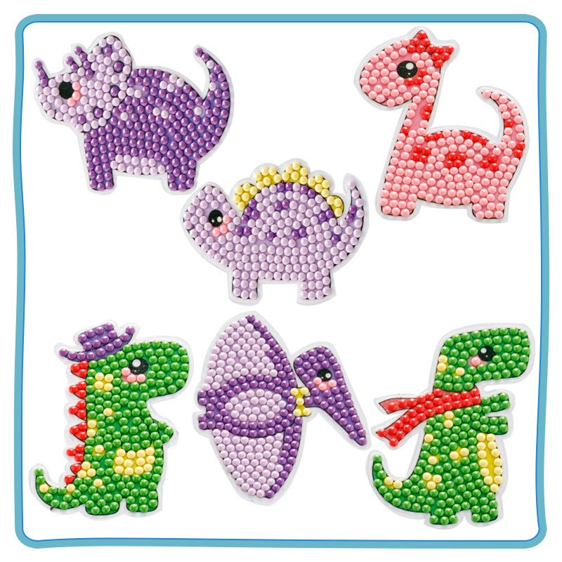 

RK DIY Sticker Full Drill Round Diamond Painting Cartoon/Sticker Lukisan Diamond