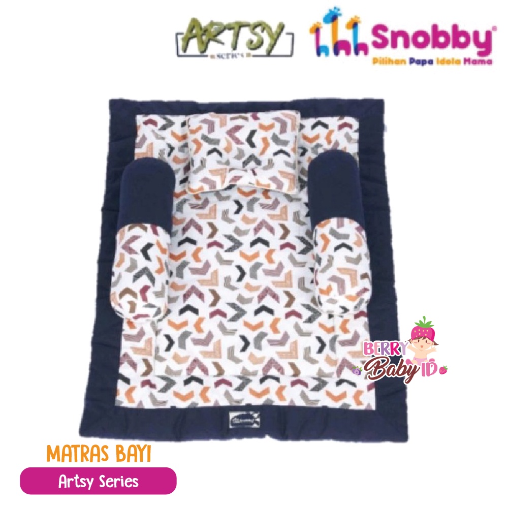 Snobby Set Matras Bayi Bantal Guling Perlengkapan Tidur Baby Mattress Berry Mart