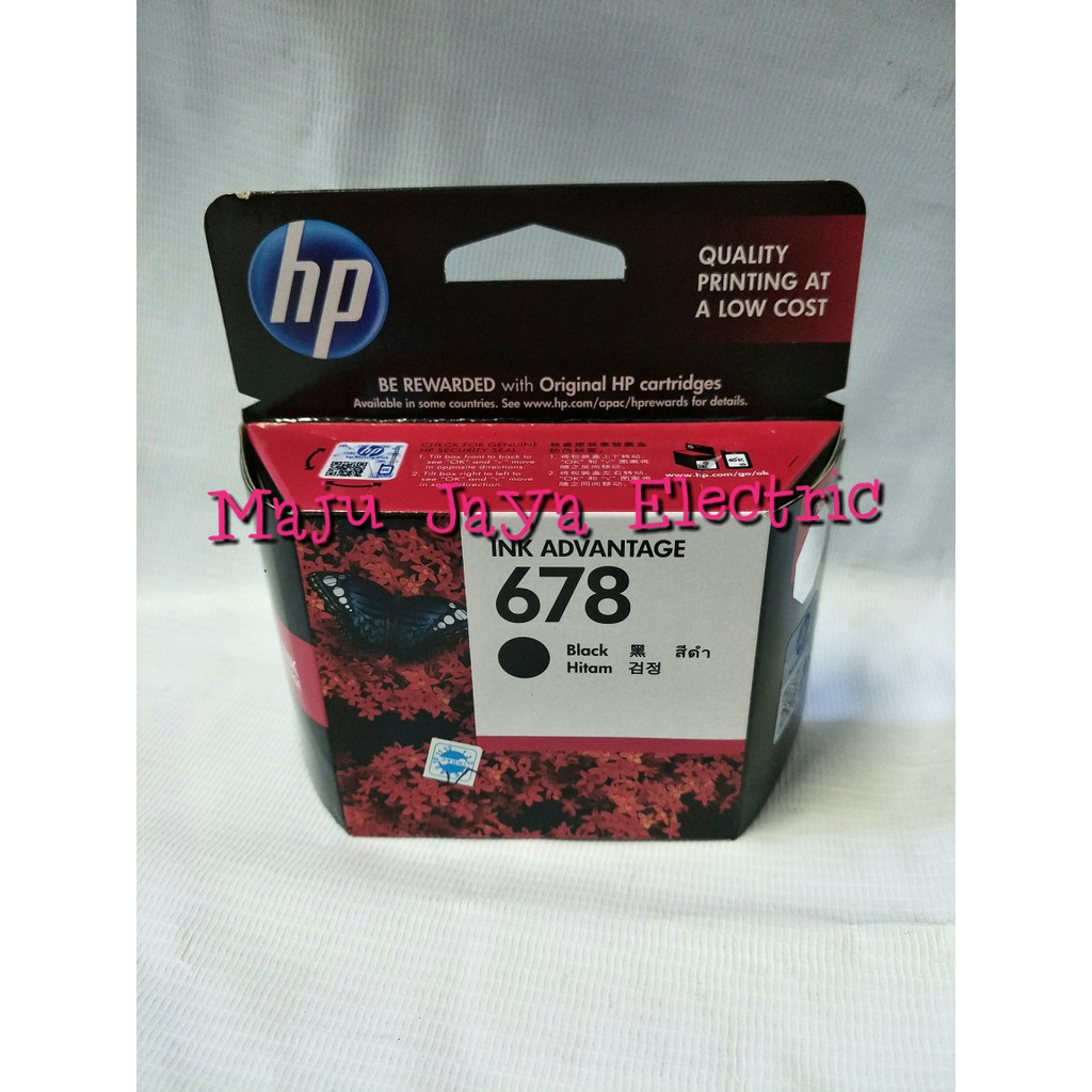 

Jual Catridge Tinta HP Printer 678 Original Black / Colour SAMA HARGA LS1