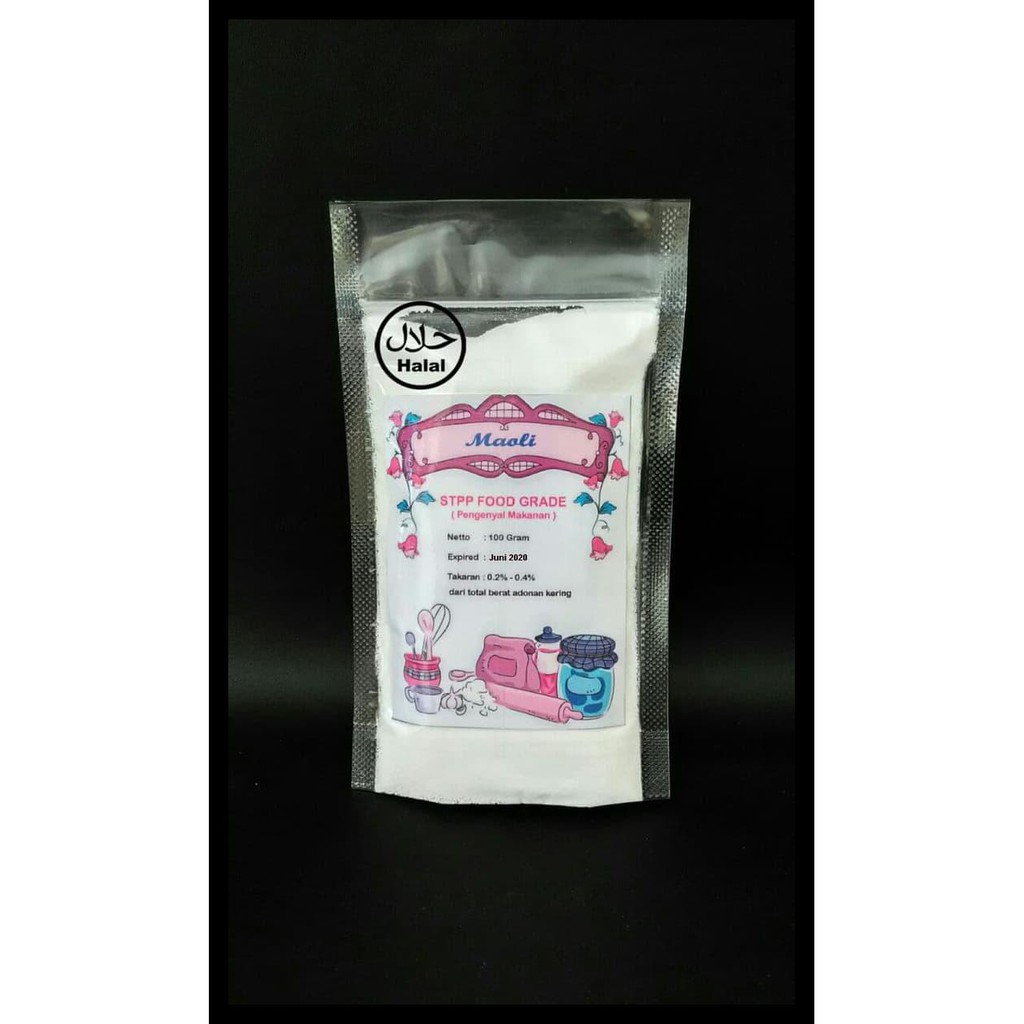 

TERLARIS! STPP Food Grade / Sodium Tripolyphosphate / Pengenyal Bakso 100 Gram