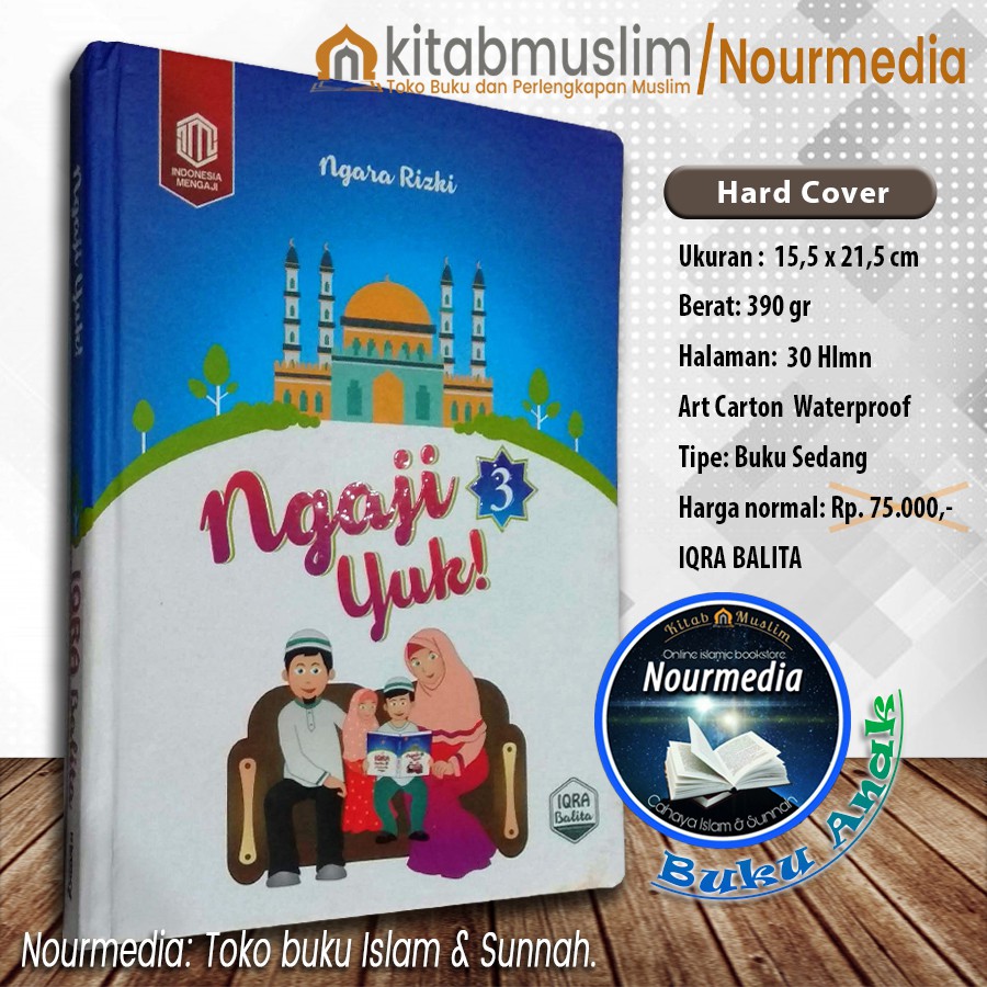 Buku Anak Iqra Balita 3 Ngaji Yuk Kinsky Iqra Balita Shopee Indonesia