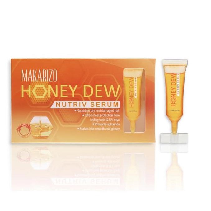 Vitamin Rambut Makarizo Honey Dew Nutriv Serum - 25 Tubes