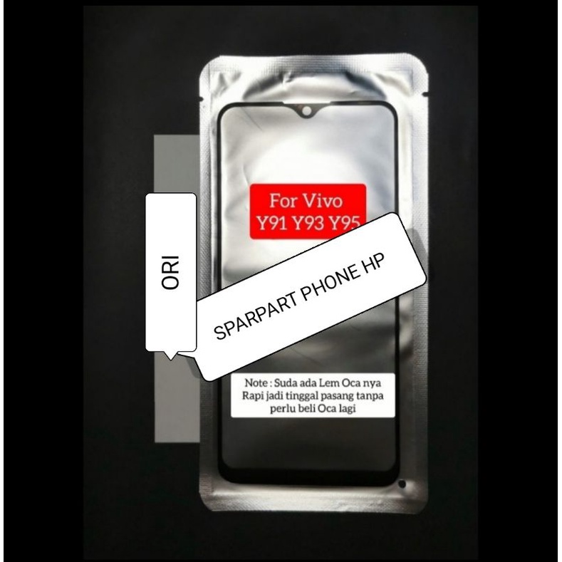 Original Kaca Lcd + Oca Vivo Y91 Y91C Y93 Y95 | Kaca Layar Touchscreen Pengganti Kaca Retak Layar Se