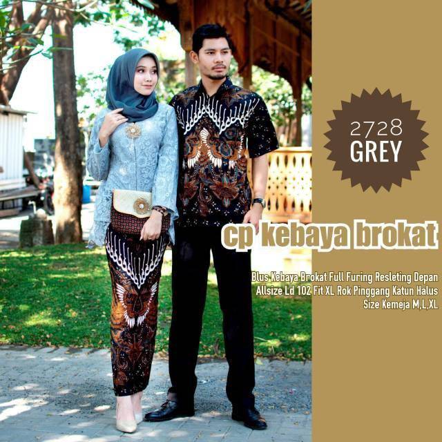 Couple kebaya brokat