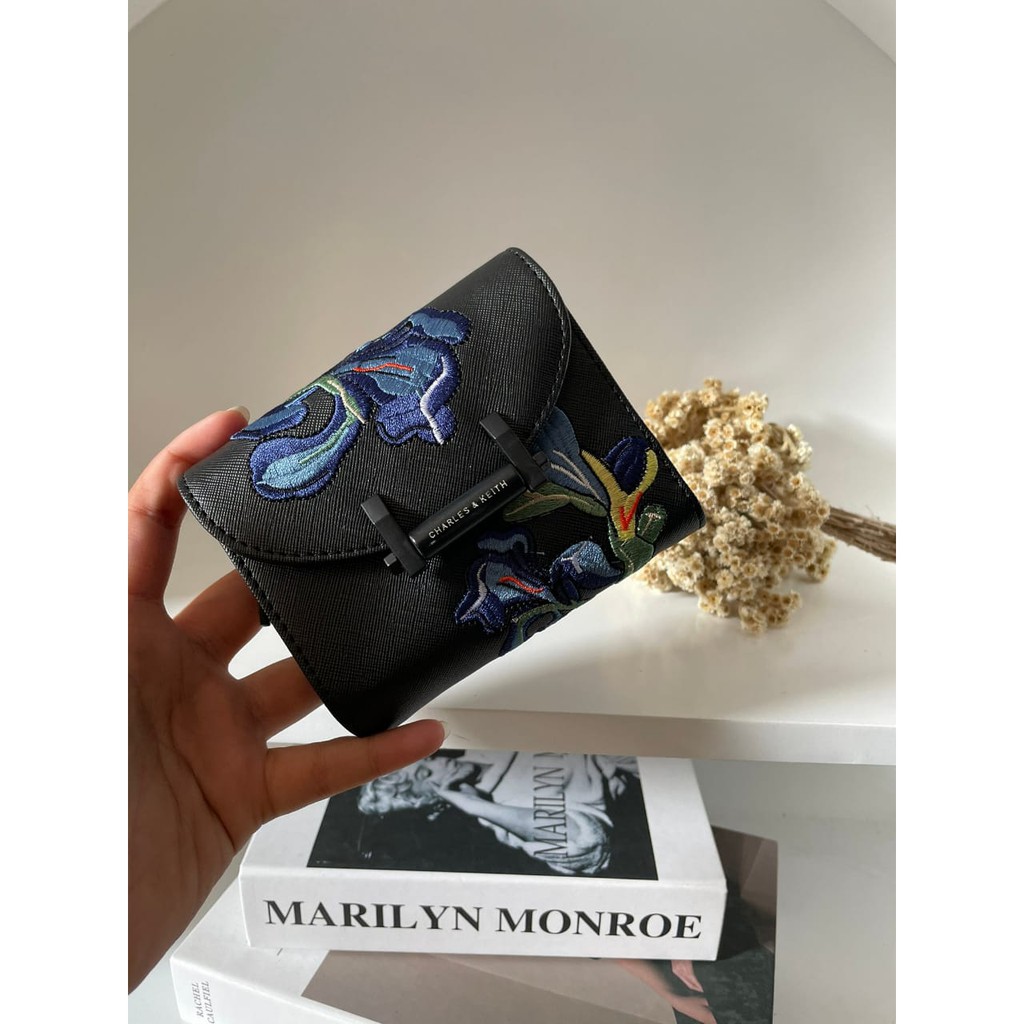 Cnk wallet embroidery van gogh / van gogh mini wallet / dompet murah