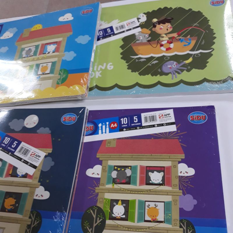 TERMURAH !!! Buku Gambar A4 Sidu / Drawing Book (GROSIR PER PAK)