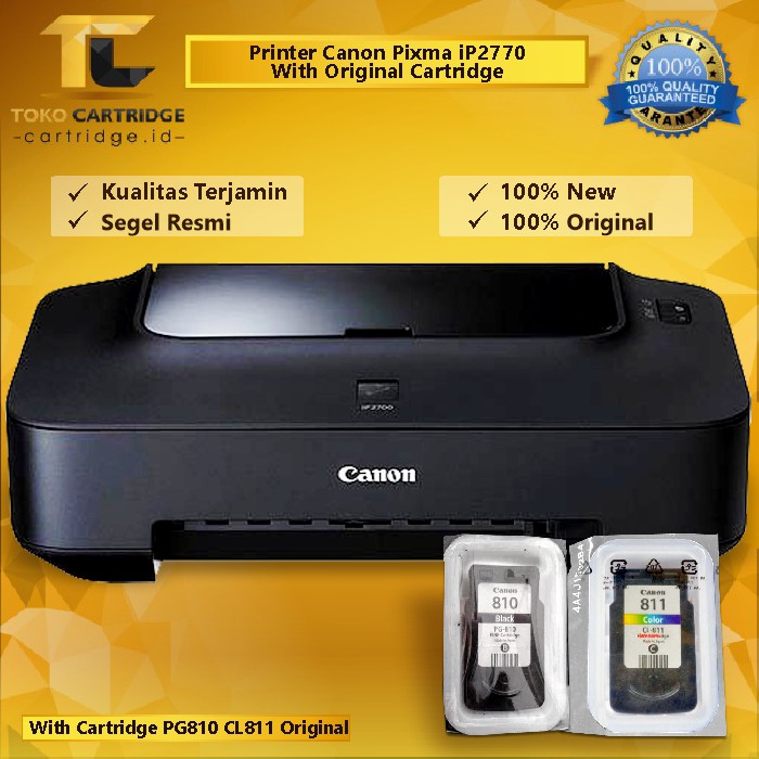 Printer Pixma Canon IP2770 IP 2770 A4 New Original 810 811 PG810 CL811