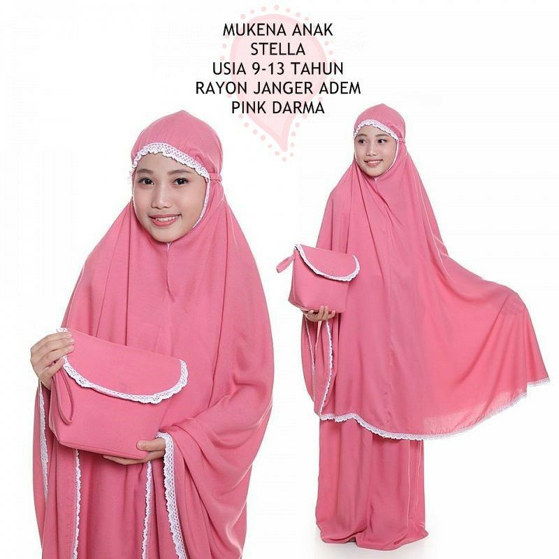 mukena anak tanggung 9-13 tahunan