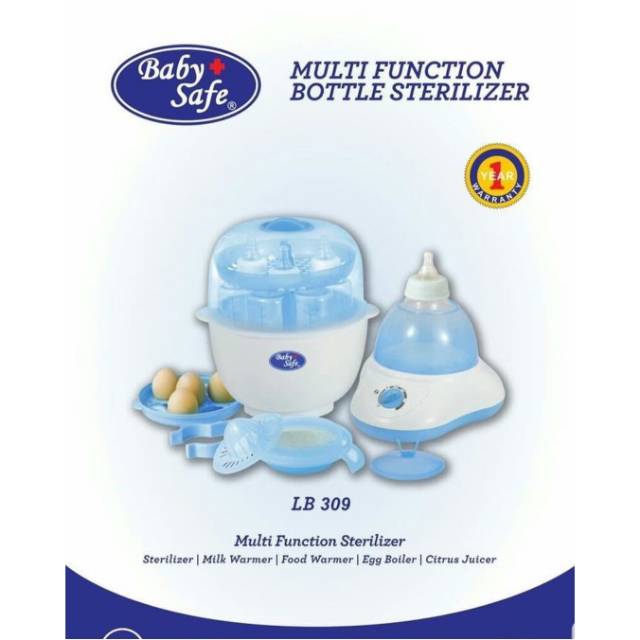 Baby Safe Sterilizer Lb 309 - Alat Penghangat Susu dan makanan bayi