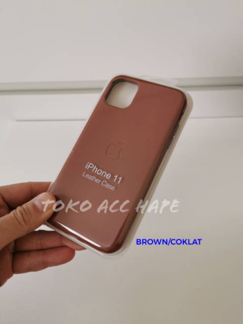 LEATHER CASE SOFT HARD COVER KULIT ORIGINAL IPHONE 11 TERMURAH