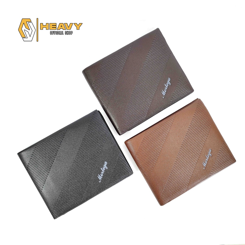 Dompet kulit mortega - Dompet pria lipat - Dompet cowok M-1047