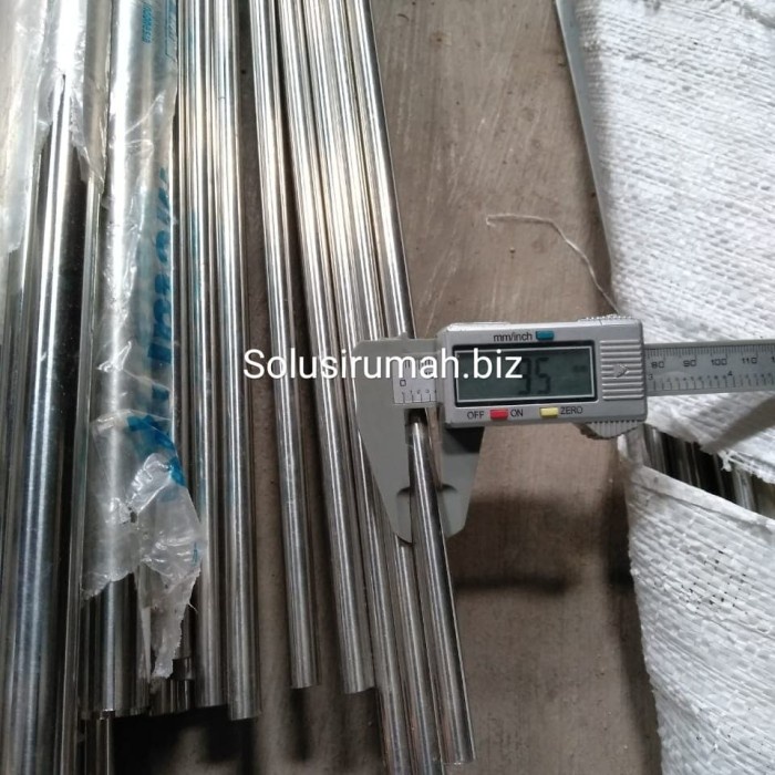 PIPA SS 3/8&quot; - 9.5MM STAINLESS PANJANG 1M OD+- 9.5 MM