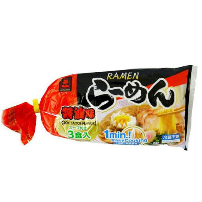 

Terlaris# Miyakoichi Fresh Noodle Soy Sauce Ramen Mi Ramen Instant Jepang Isi 3