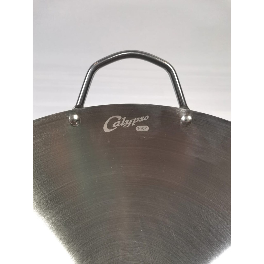 Wajan Kuali Penggorengan Stainless 30cm Calypso - Wajan Stainless 30cm