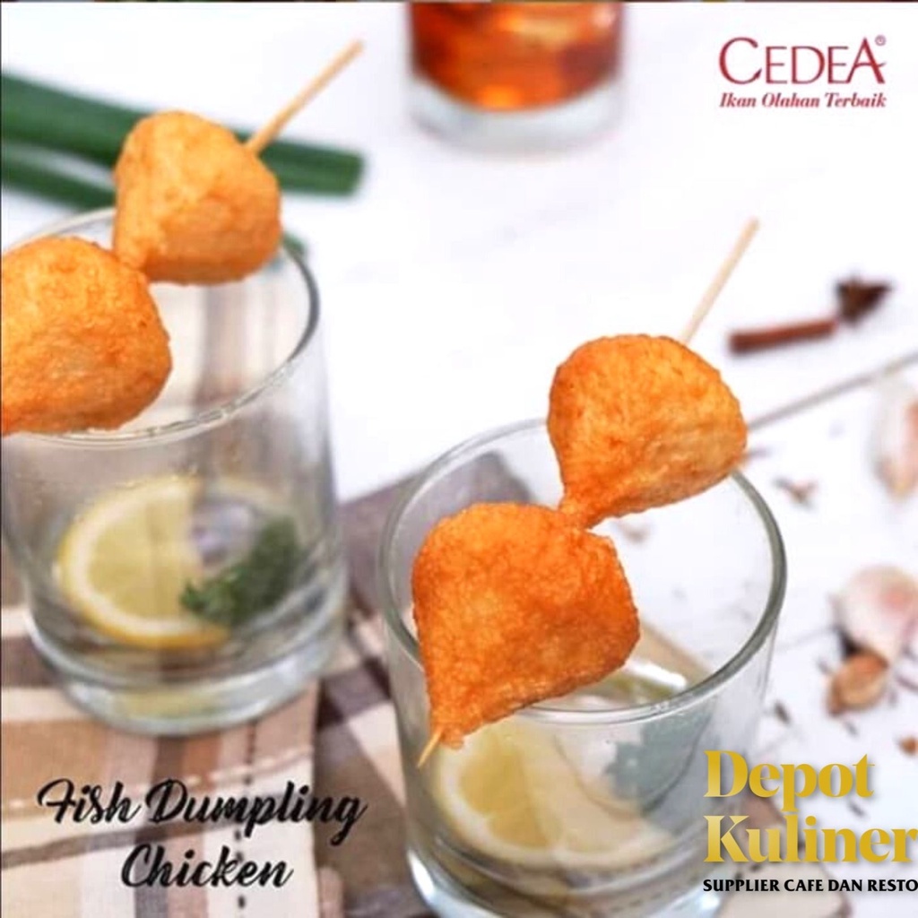 Cedea Dumpling Chicken 500 Gr - Bahan Sate Seafood dan Lok Lok - Olahan Ikan