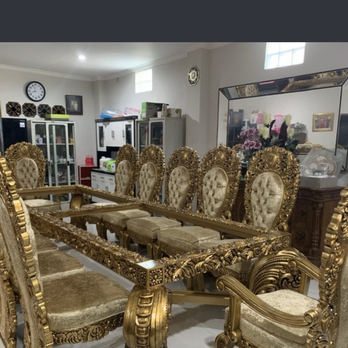 Kursi Makan Mewah Jati Jepara