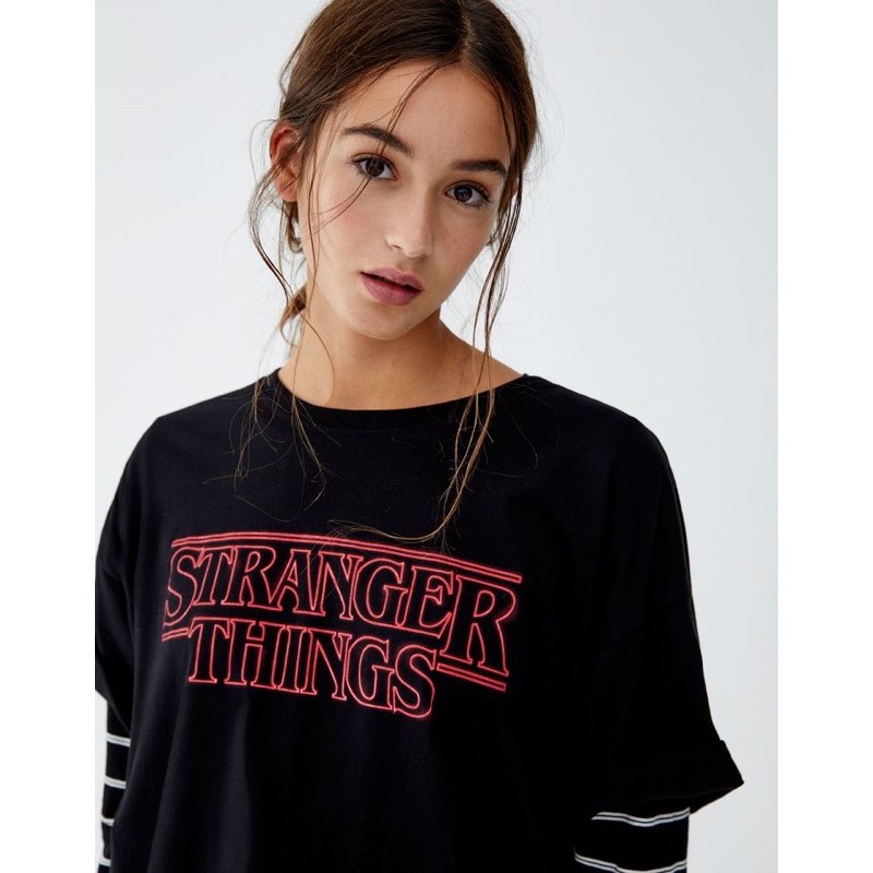 KAOS PENDEK STRANGER THINGS SIZE S - XXXL (UNISEX - BISA CEWE DAN COWO)
