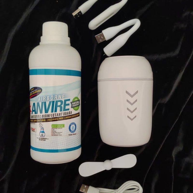 Sanitasi Mandiri HOCL Anvire 500 ml dengan Humidifier 200 ml