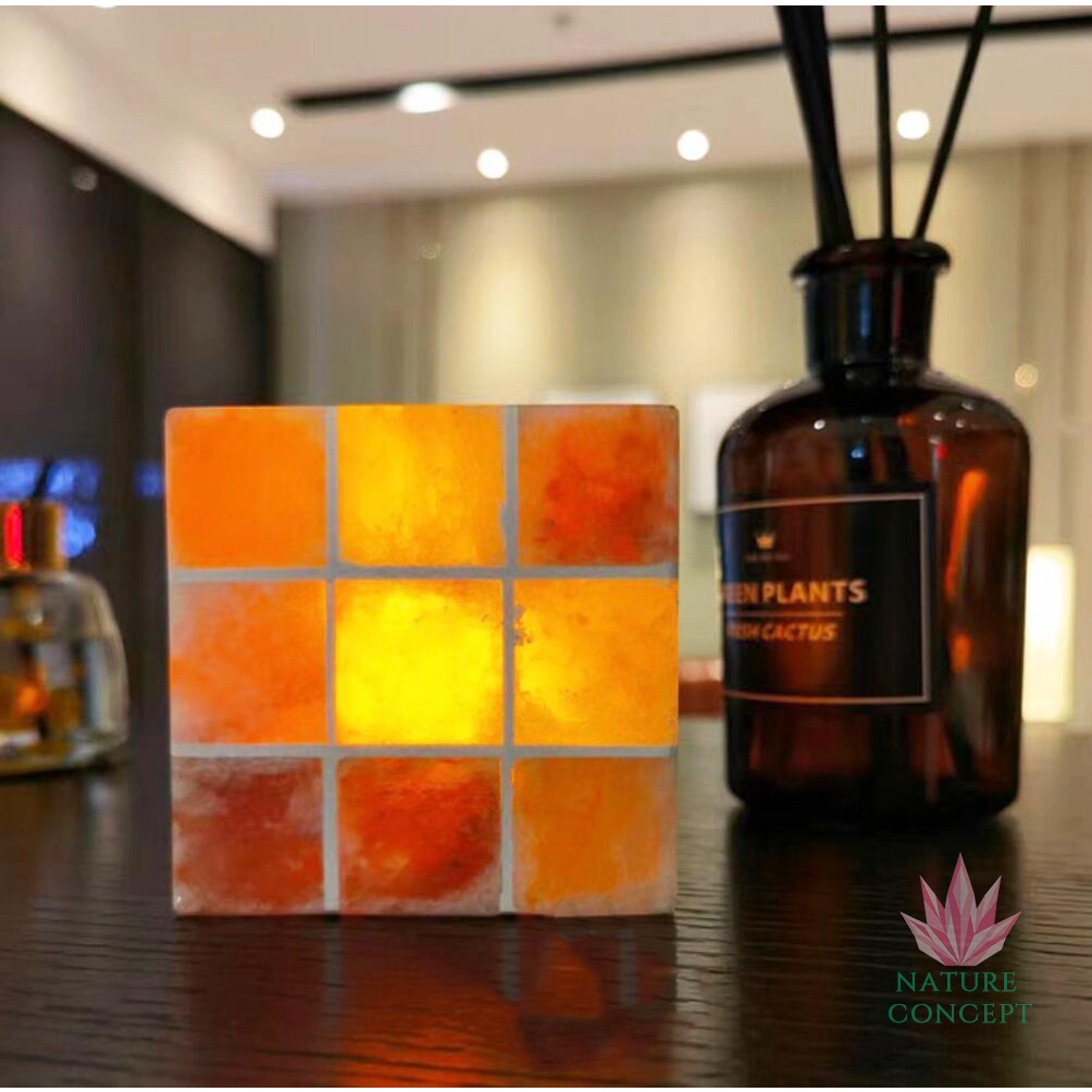 Rubic Shape Salt Lamp Lampu Garam Himalaya Rubik perfect for gift