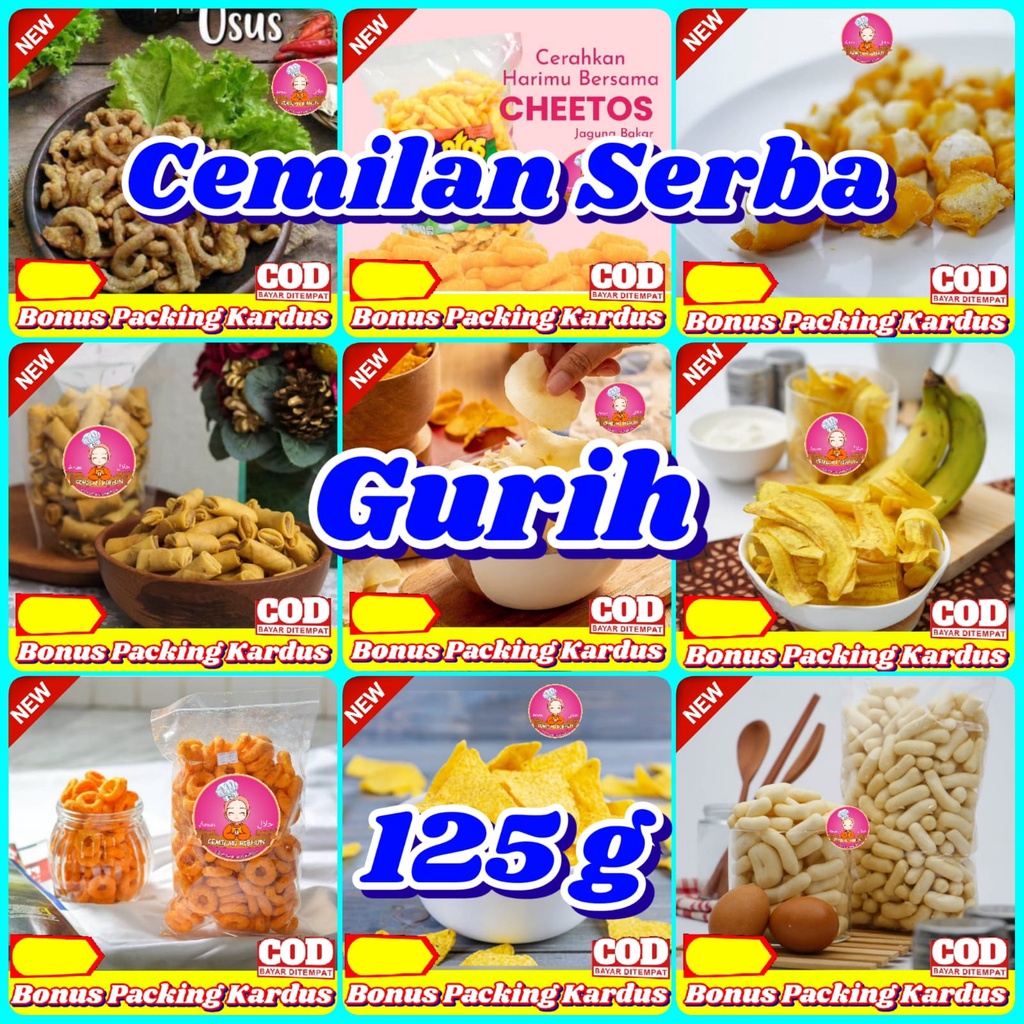 

Serba Gurih 125g | Aneka Makanan Ringan Serba Ada | Cemilan Ribhun - makanan ringan snack kiloan jajanan jadul camilan enak Jajanan sehat cemilan murah