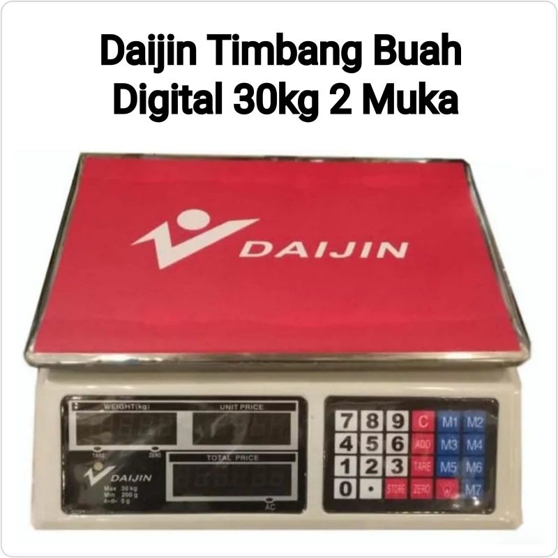 Timbangan Digial Buah Laundry Daijin Nagako Lesindo 30kg