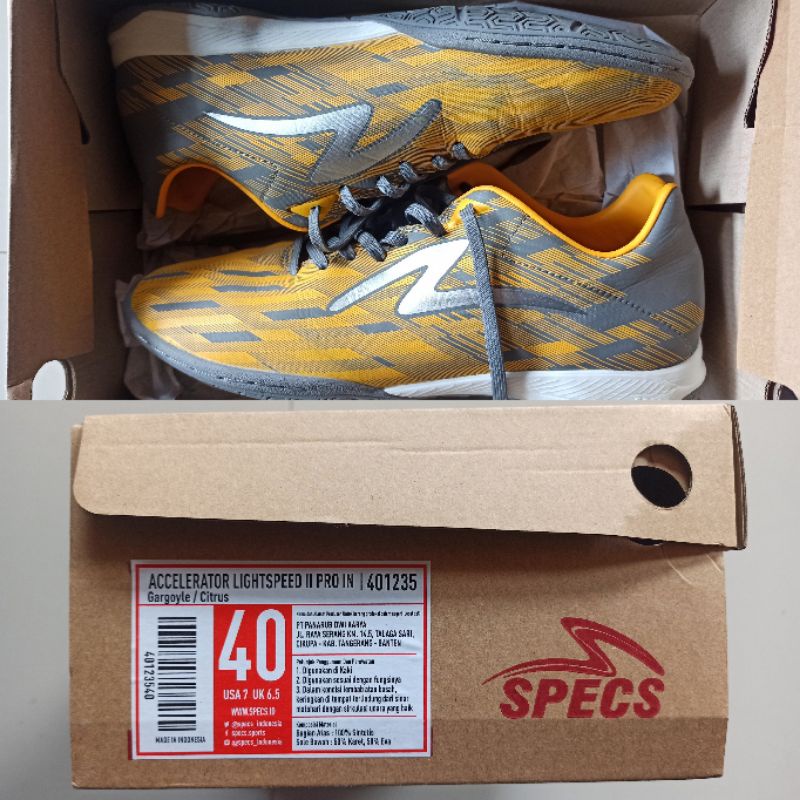 Specs lightspeed 2 Pro In