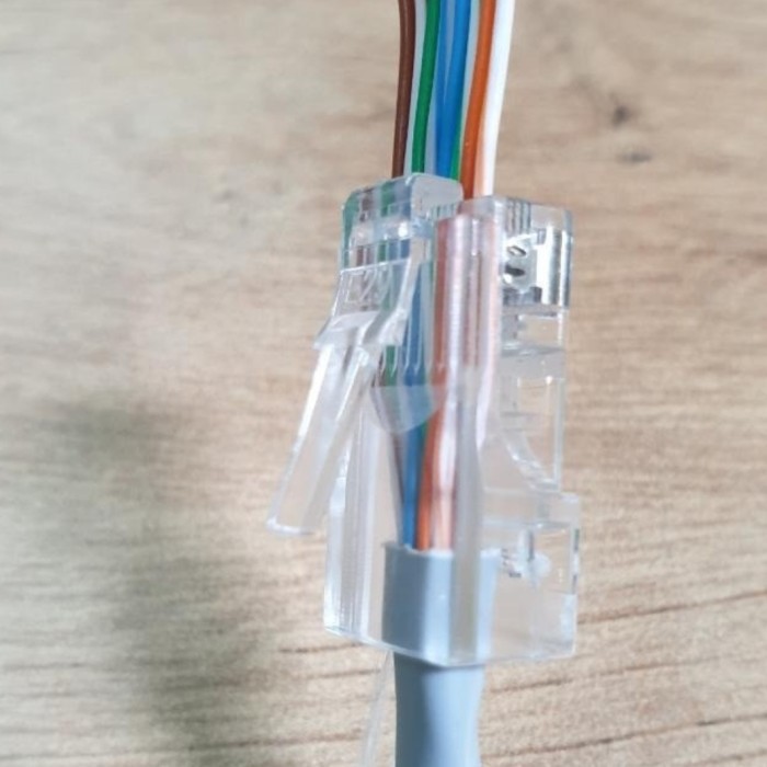 Konektor Vascolink RJ45 UTP Cat.6 Gold EZ LITE - Anti Gagal Cat6 | Connector RJ 45