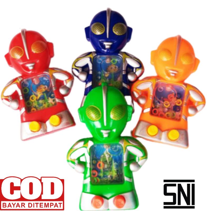 Mainan gamebot Gimbot Air Ultraman Mini Lucu Jadul