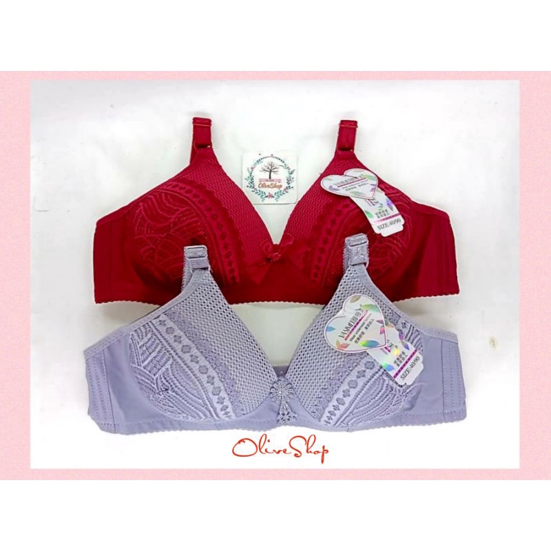 OliveShop ❤ BH Bra Yasimei Motif Corak Bagus Murah Elegan Kode 8906