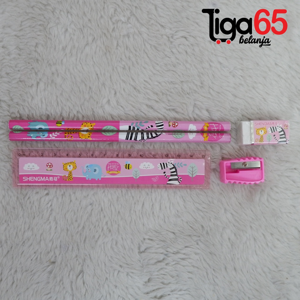 365 STATIONERY SET #41175 Buku &amp; Alat Tulis Anak / Karakter Fancy Gambar Lucu